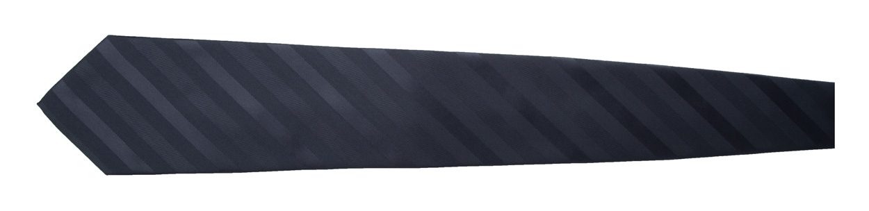 Stripes kravata tmavě šedá