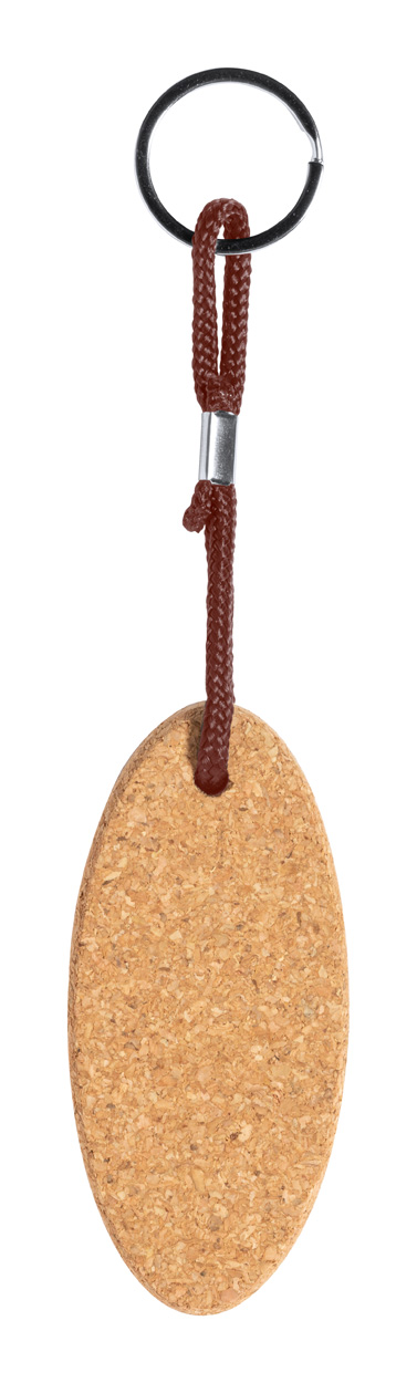 Cruffid cork keyring