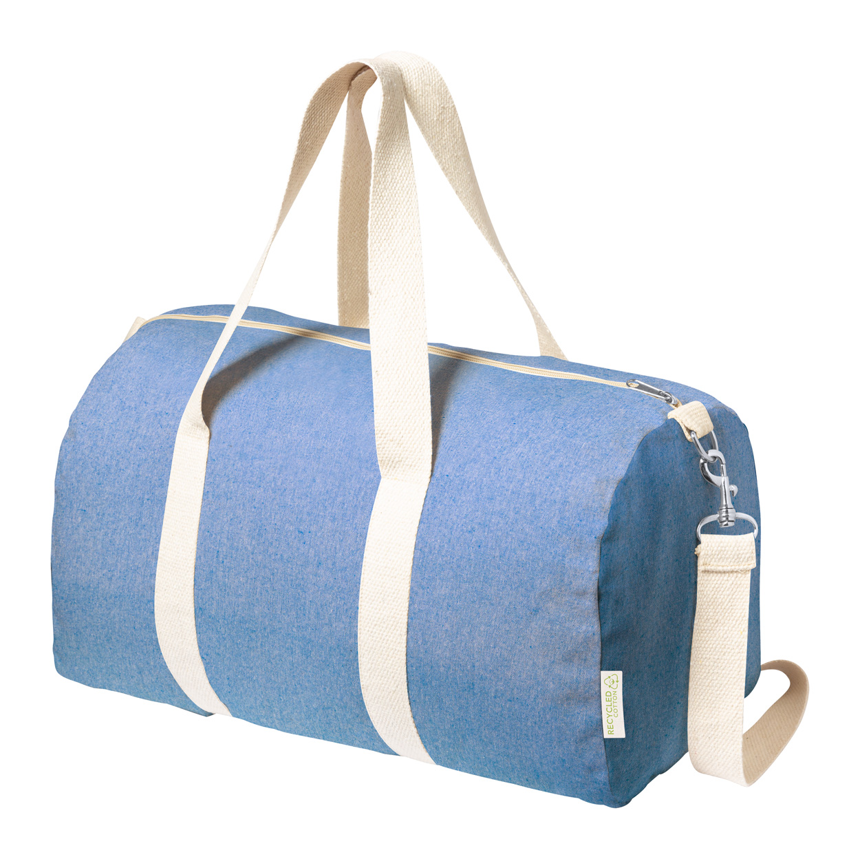 Golduck bavlněná sportovní taška modrá