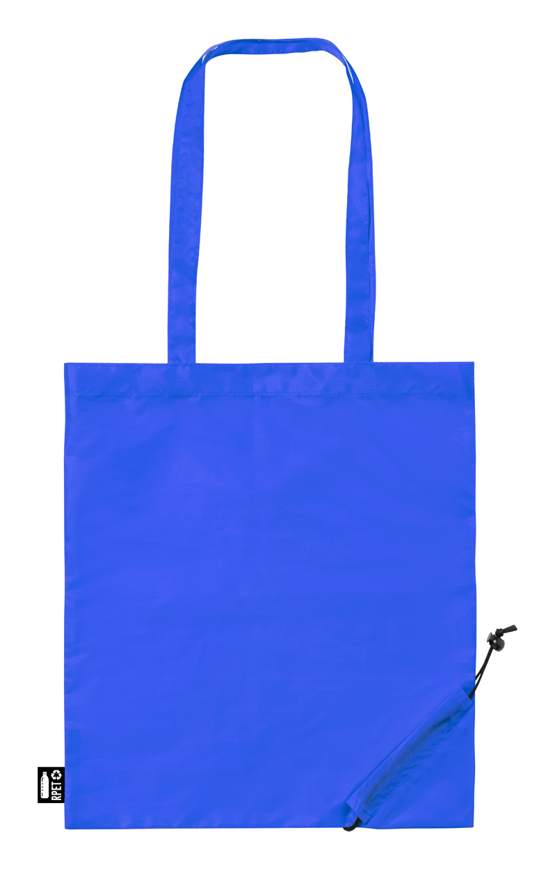 Lulu skládací RPET nákupní taška modrá