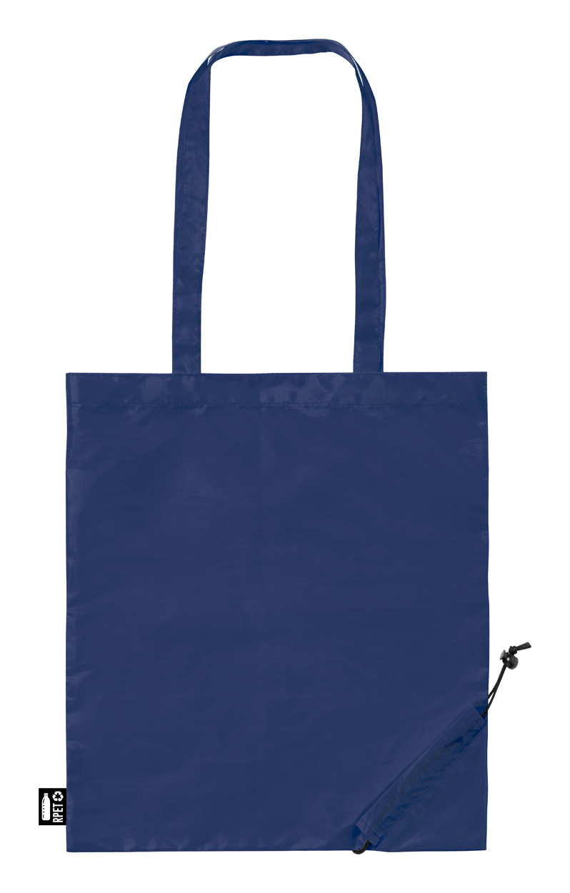Lulu skládací RPET nákupní taška tmavě modrá