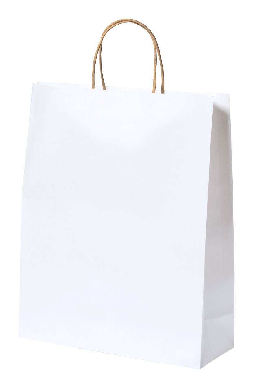 Taurel papírová taška bílá