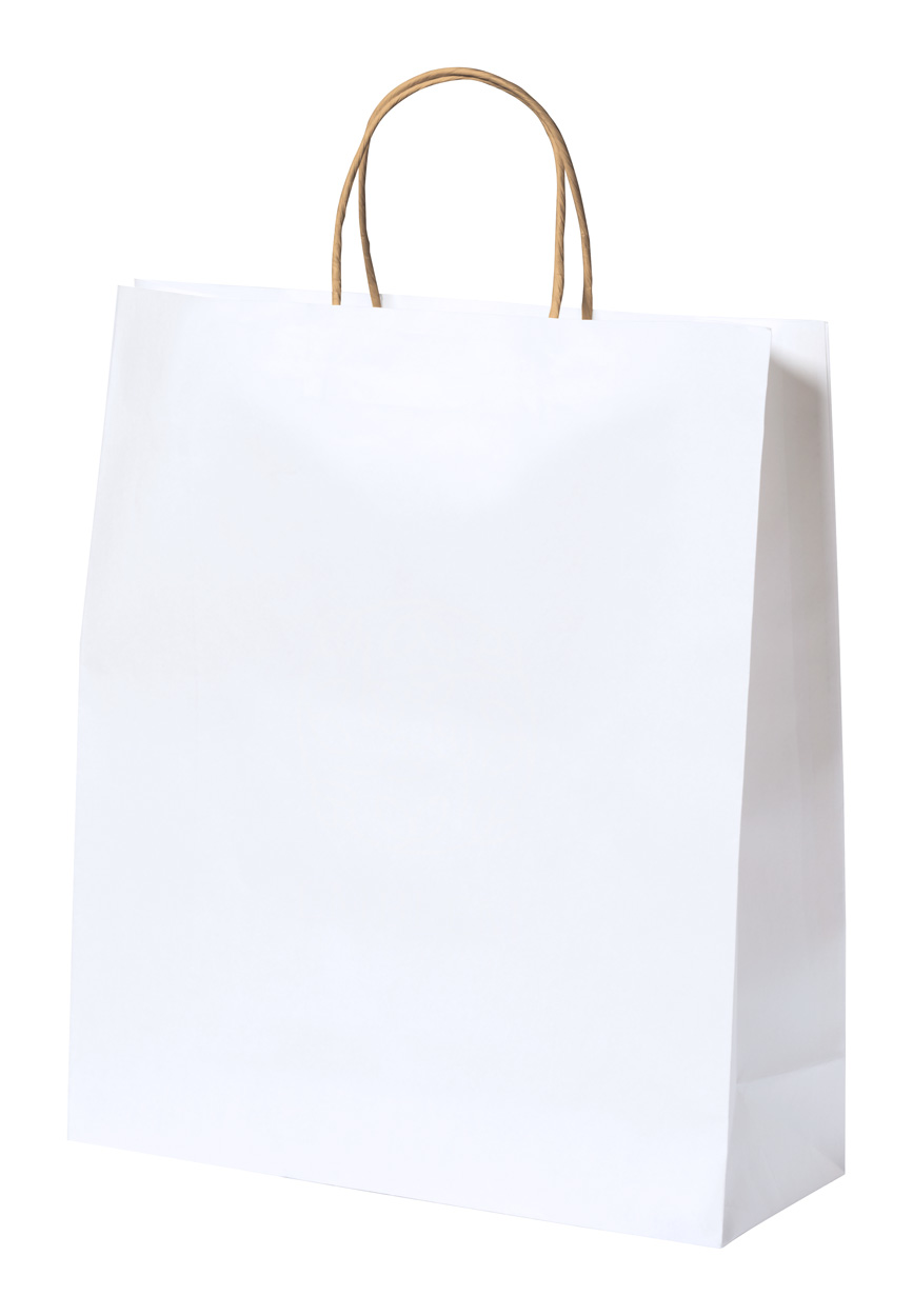 Cynthia papírová taška bílá