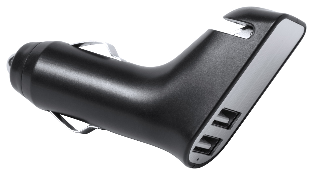Santer multifunkční USB nabíječka do auta černá