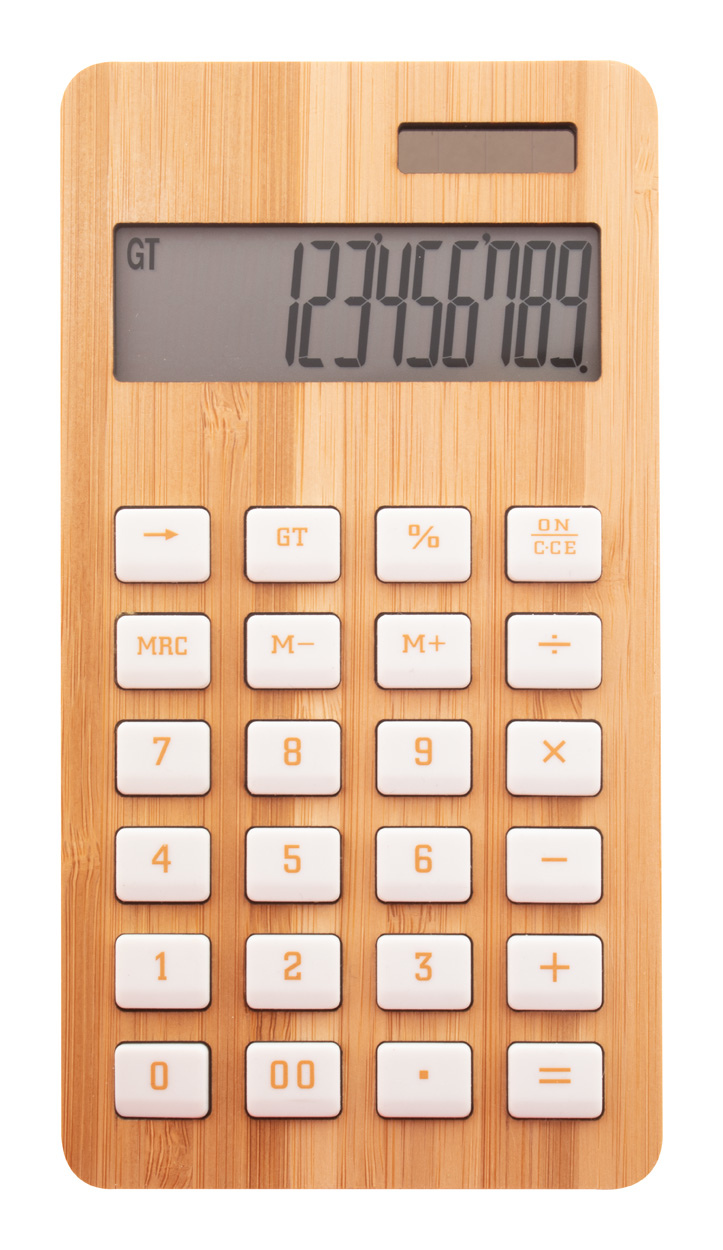 BooCalc calculatrice en bambou