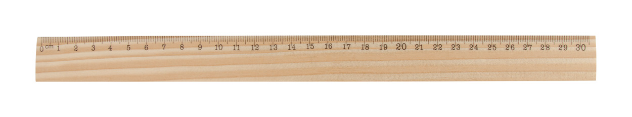 ThreeO pine wood ruler