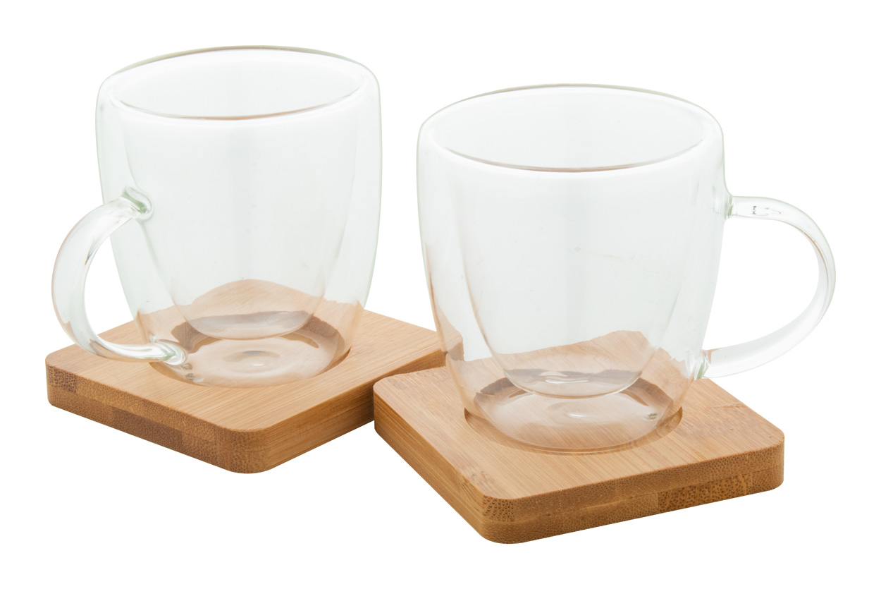 Mocaboo set de tasses en verre espresso